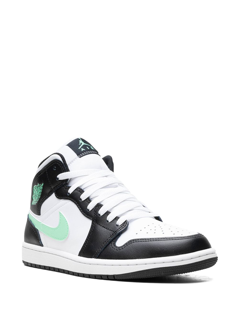 Jordan Air Jordan 1 Mid "Green Glow" sneakers - Zwart