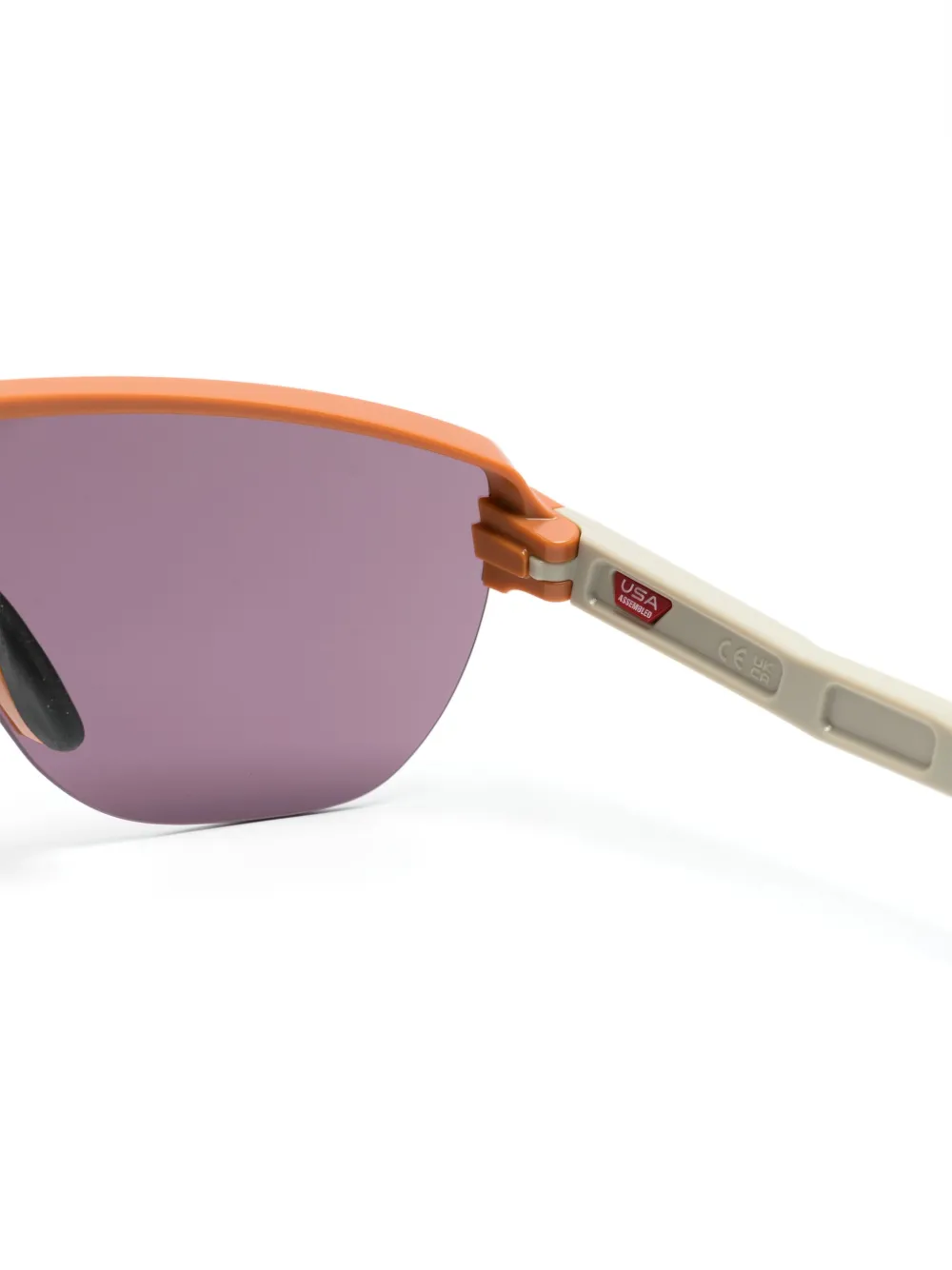 Oakley Corridor shield-frame sunglasses Oranje