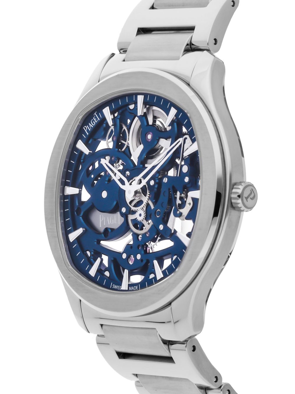Pre-owned Piaget 2021  Polo Skeleton 42mm In Blue