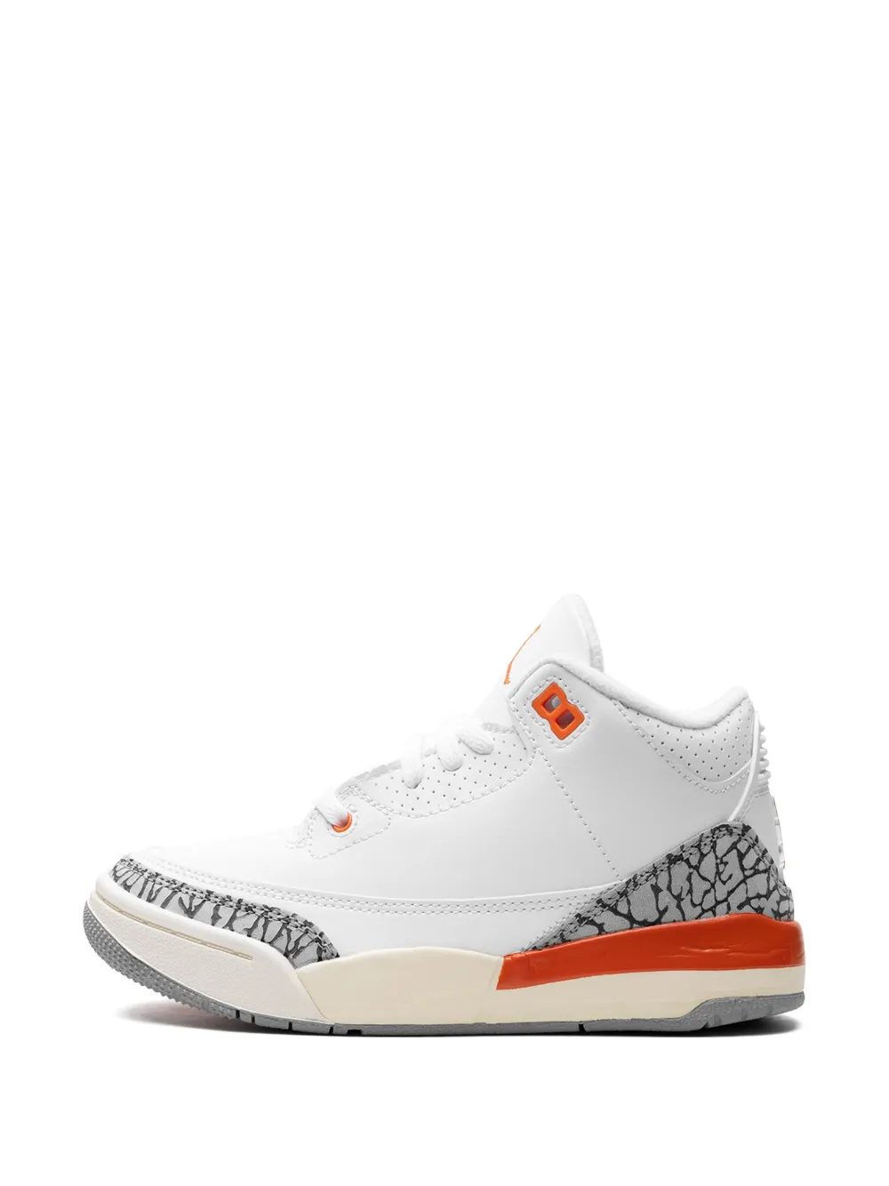 Jordan Air  3 Retro "georgia Peach" Sneakers In White