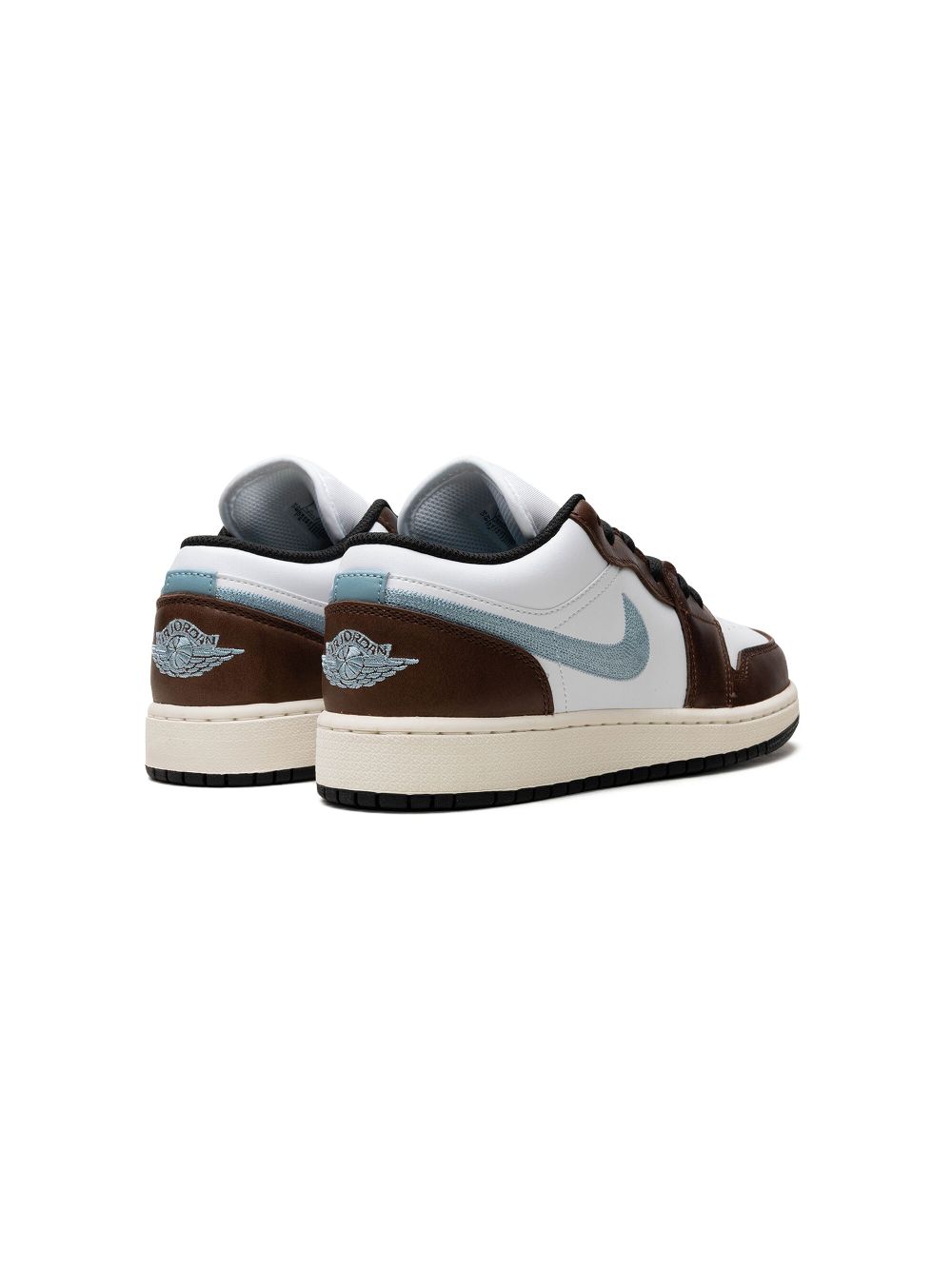 Jordan Kids Air Jordan 1 Low SE "Brown White Blue" sneakers Bruin