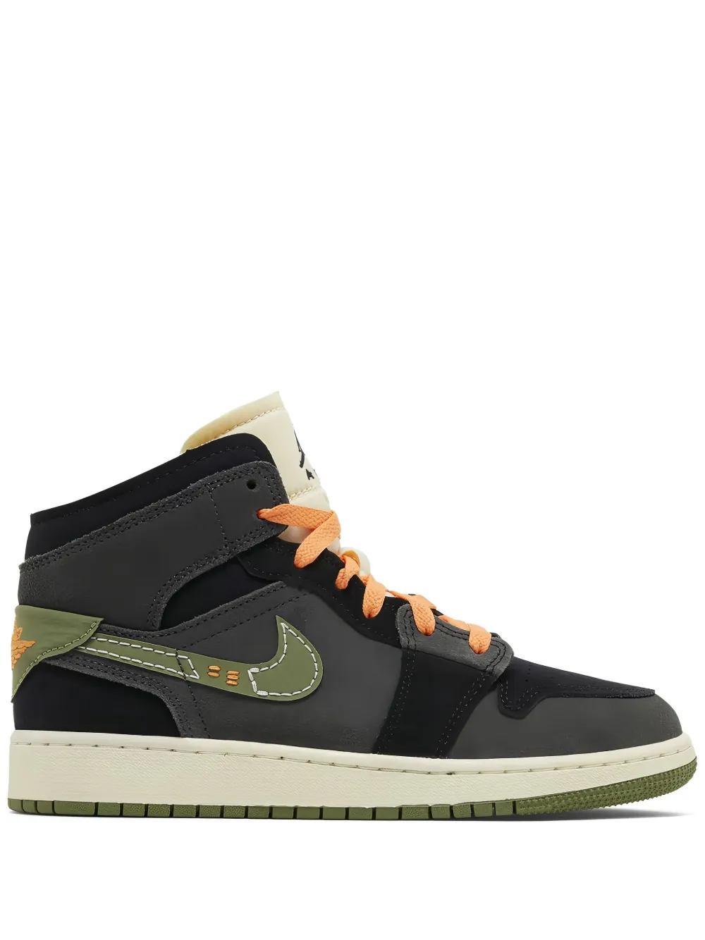 Jordan Air 1 Mid SE "Craft Anthracite Light Olive" sneakers Black