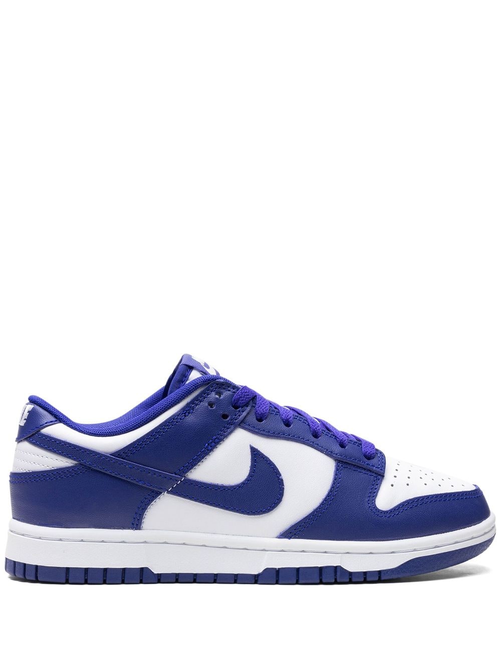 Shop Nike Dunk Low Retro "concord" Sneakers In Weiss