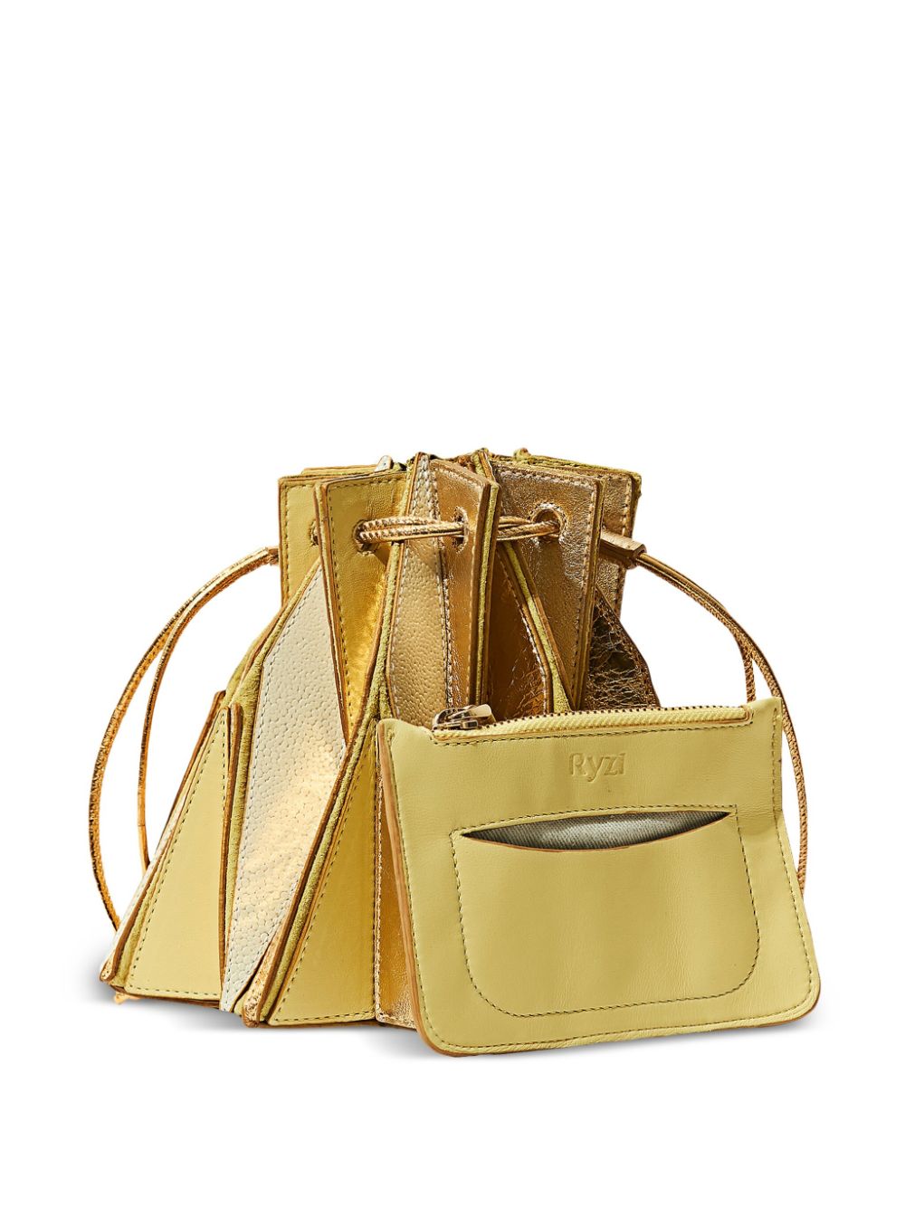 Shop Ryzí Stellar Bucket Bag In Gold