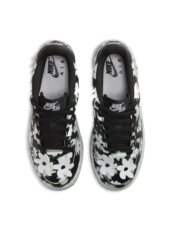 black flower air force 1