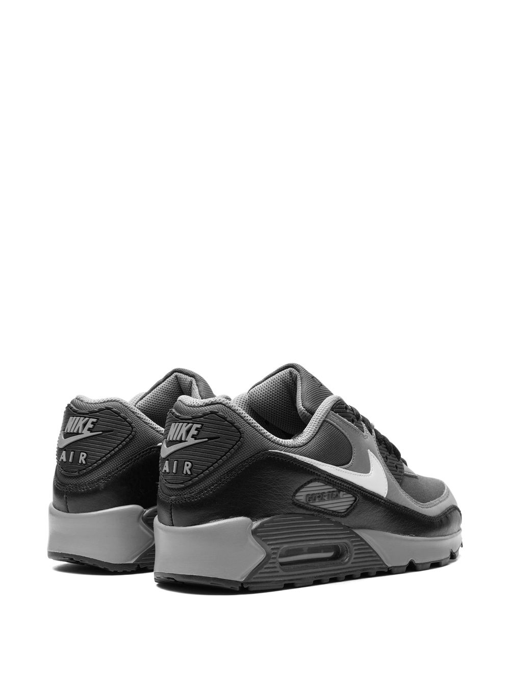 Shop Nike Air Max 90 Gore-tex "dark Smoke Grey" Sneakers In Black