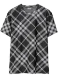 Burberry Nova Check short-sleeve T-shirt - Black