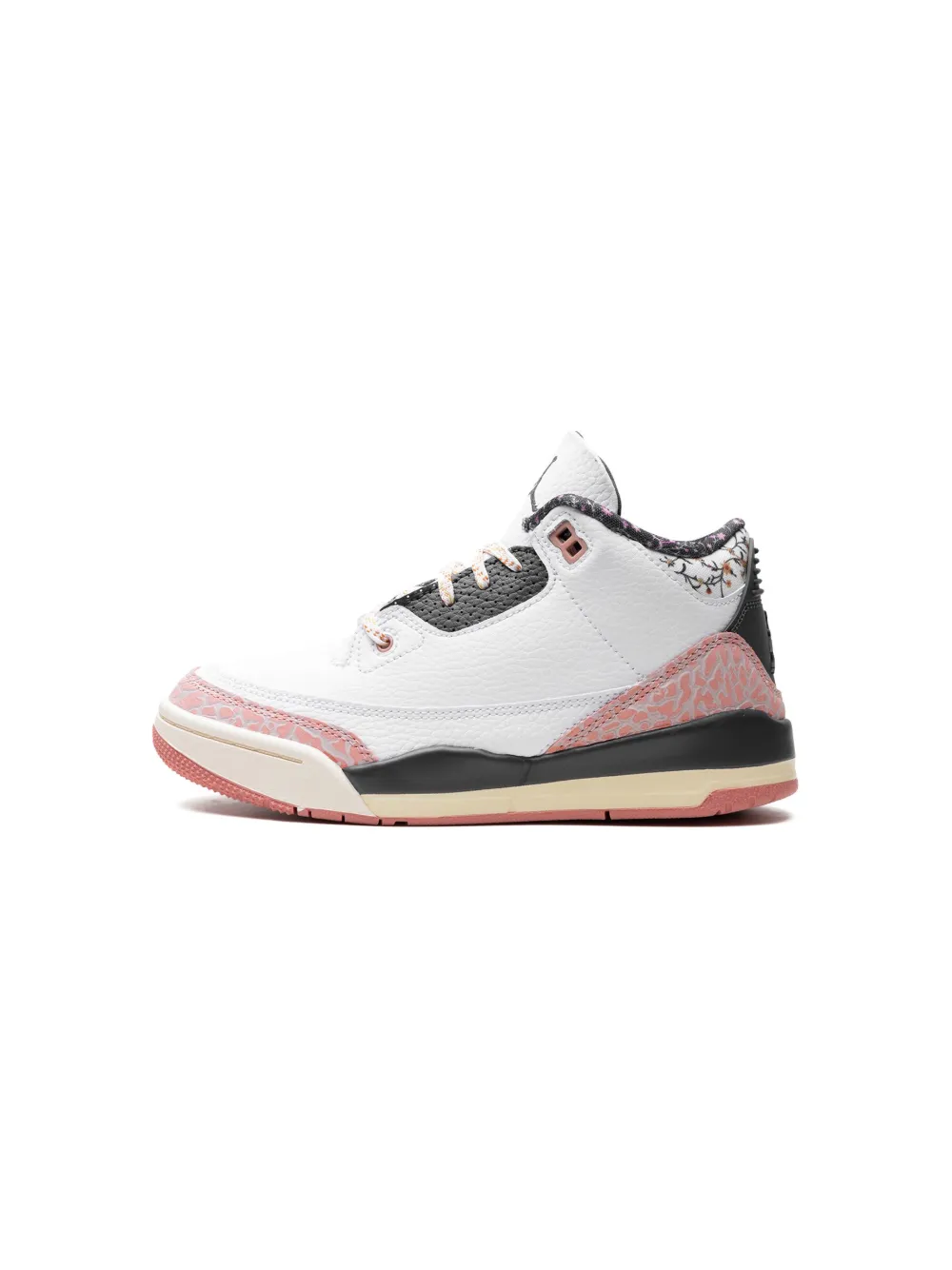 Shop Jordan Air  3 "white/red Stardust" Sneakers