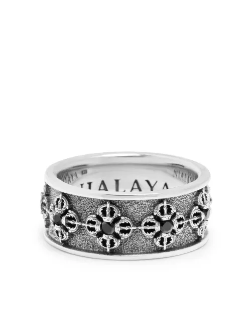 Bague Dorje à détail embossé - Nialaya Jewelry - Modalova