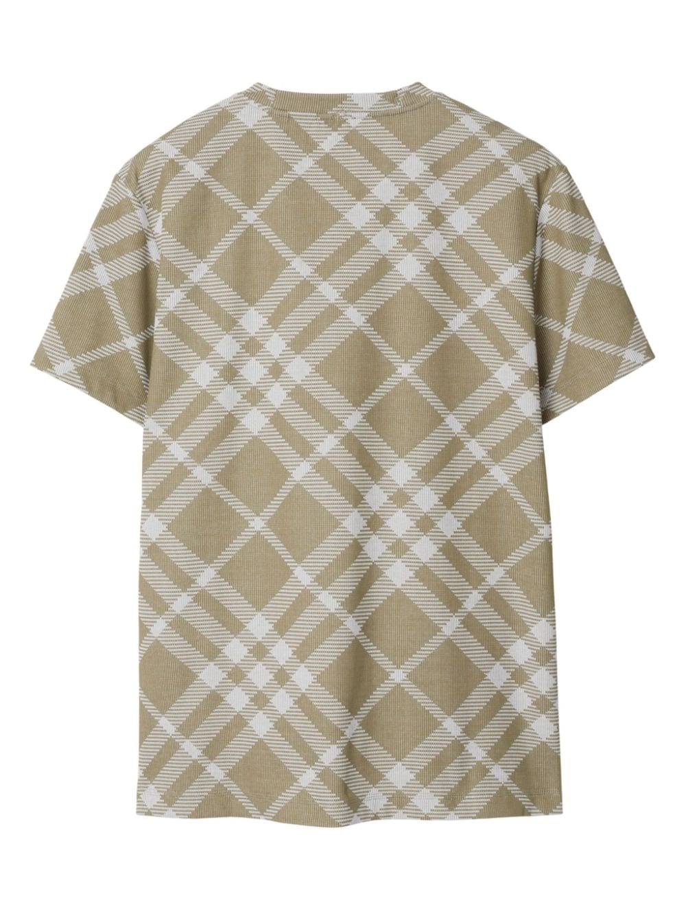 Shop Burberry Nova Check Short-sleeve T-shirt In Neutrals