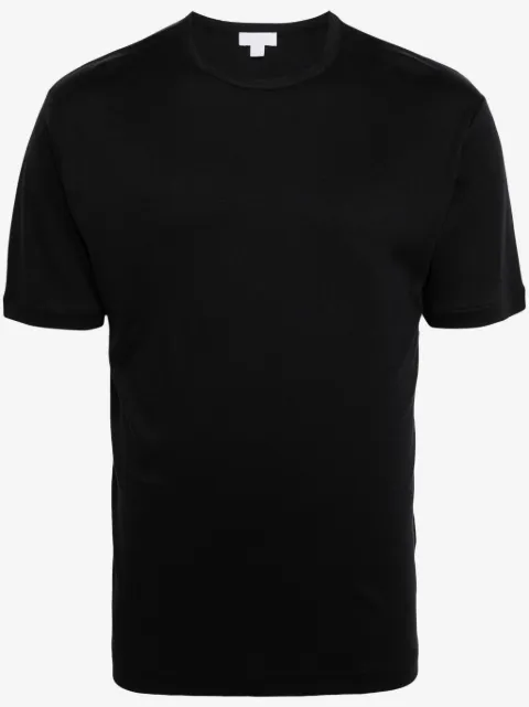 Sunspel playera con cuello redondo