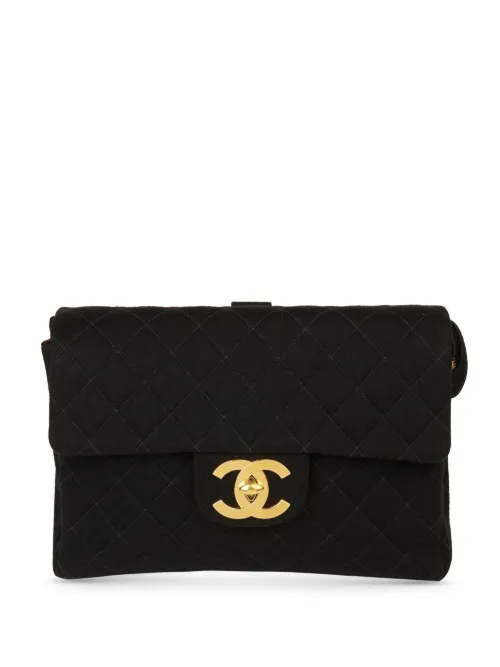 Sac à dos Jumbo à loquet CC (1995) - CHANEL Pre-Owned - Modalova