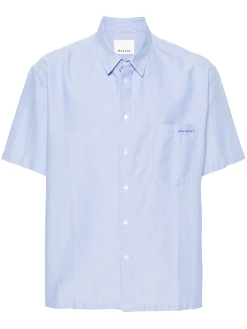 MARANT Iggy logo-embroidered shirt