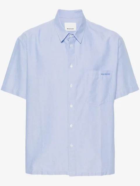 MARANT Iggy logo-embroidered shirt
