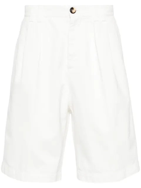 Brunello Cucinelli pleat-detail straight-leg shorts