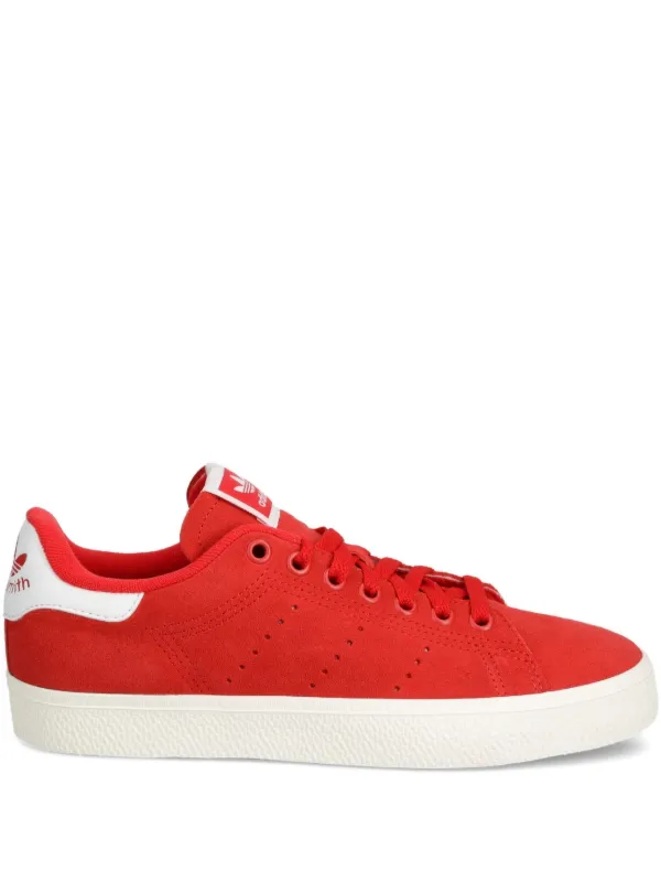Adidas Stan Smith Leather Sneakers Red FARFETCH ID