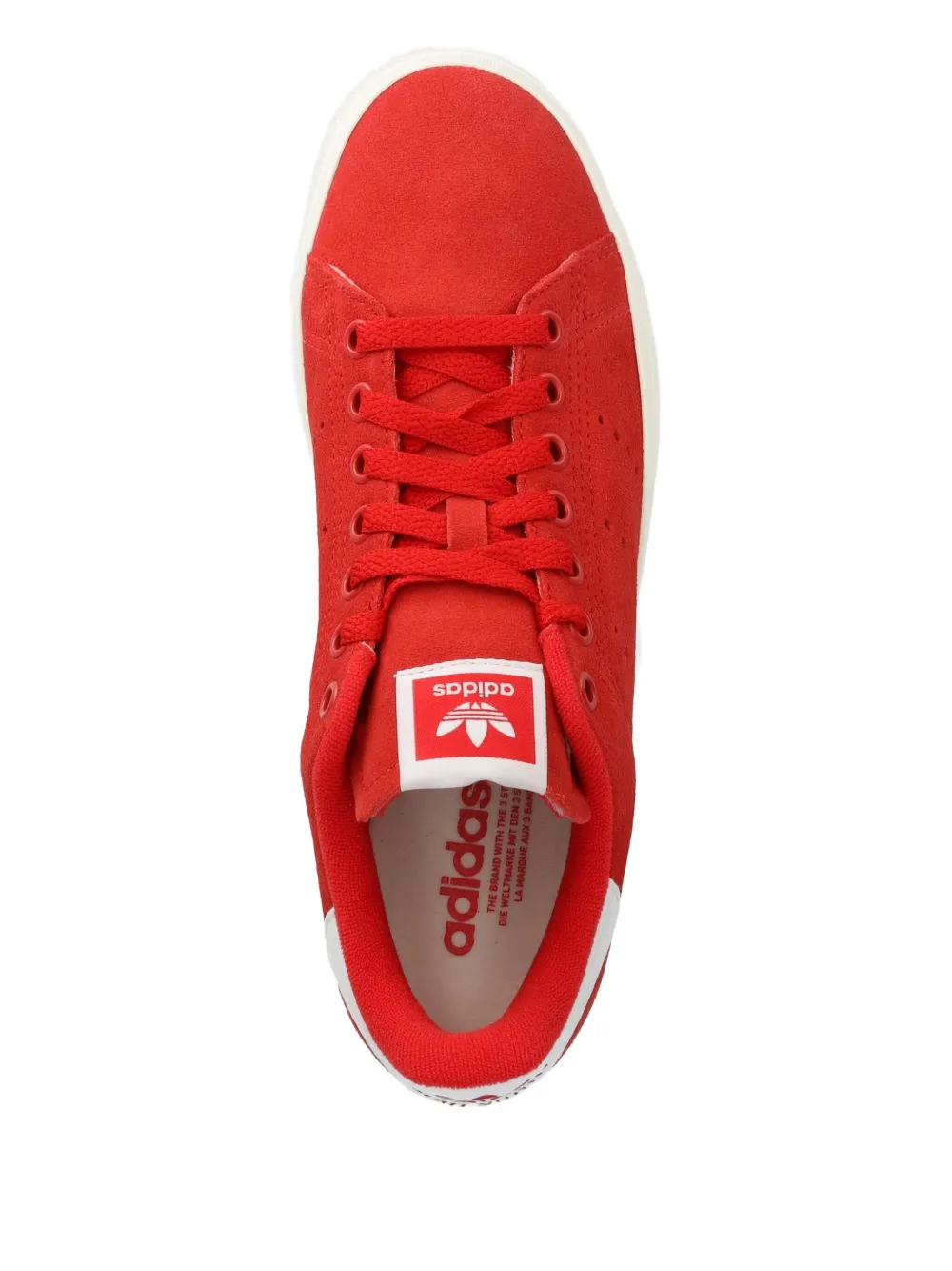 Adidas Originals Stan Smith Leather Sneakers In Red