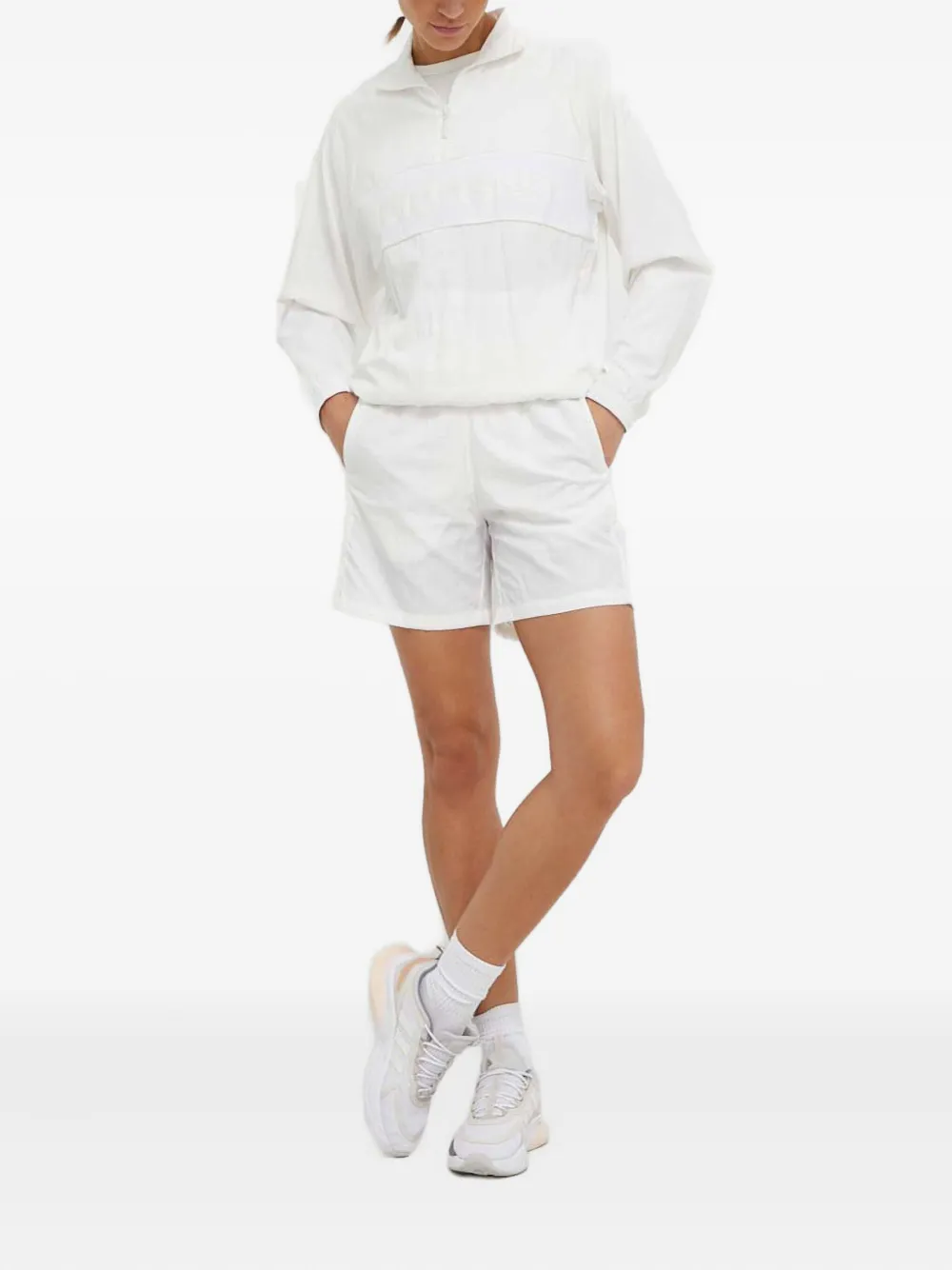 adidas half-zip anorak jacket | Oversized Jackets | Image 2