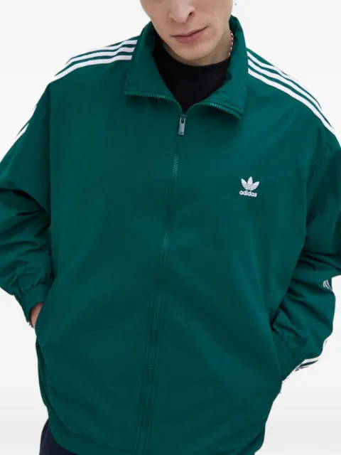 adidas three-stripe zip-up jacket