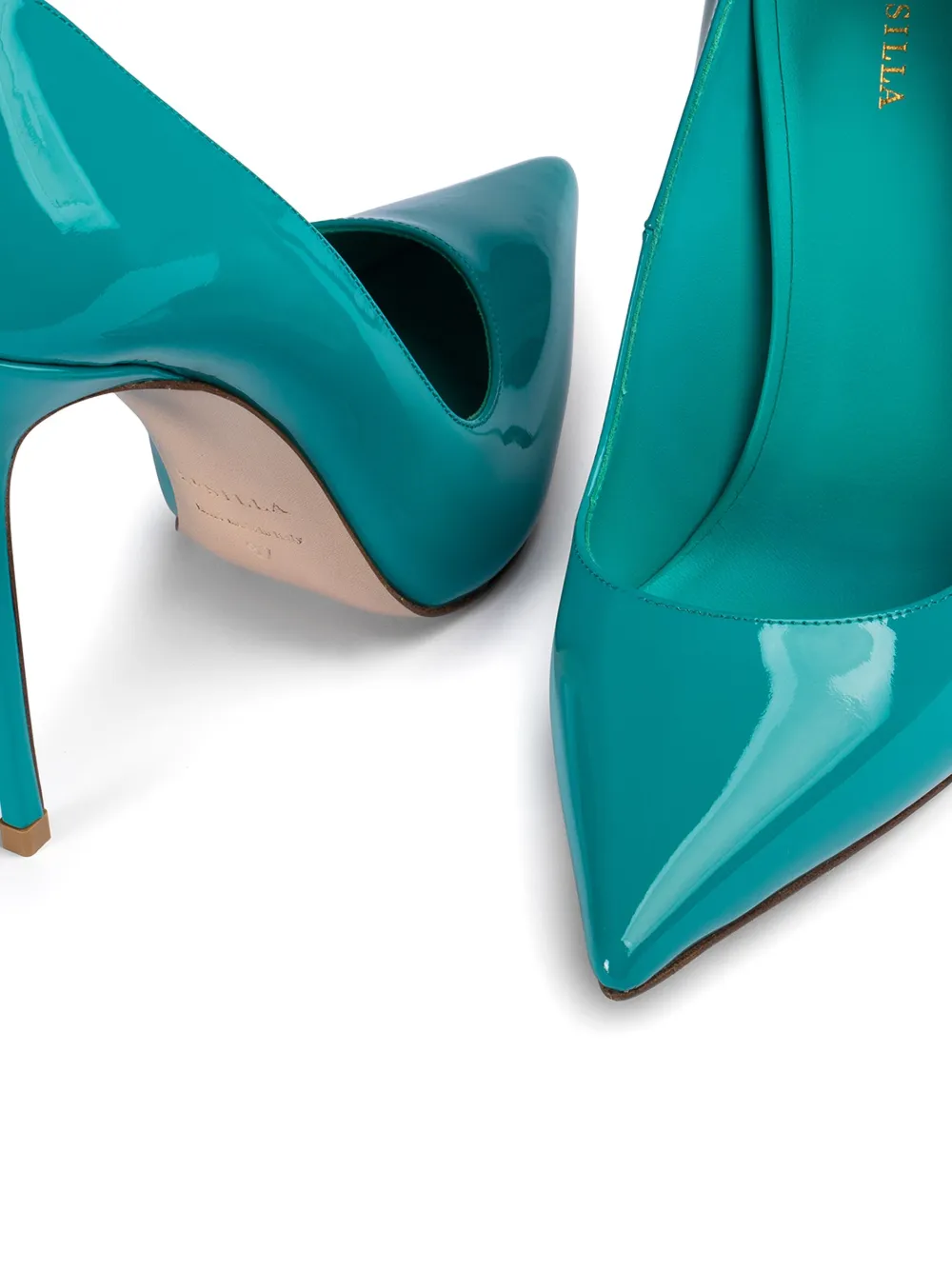 Le Silla Eva leather pumps Blue