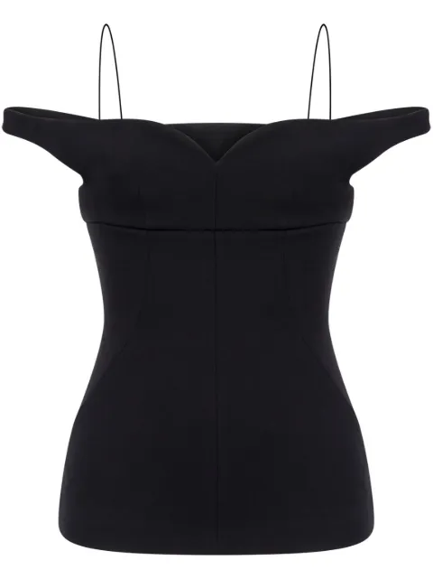 Philosophy Di Lorenzo Serafini sweetheart neck fitted top 