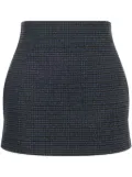 Philosophy Di Lorenzo Serafini high-waist tweed mini skirt - Green