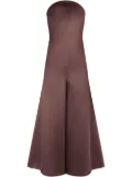Philosophy Di Lorenzo Serafini strapless satin jumpsuit - Purple