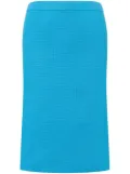 Philosophy Di Lorenzo Serafini knitted pencil skirt - Blue