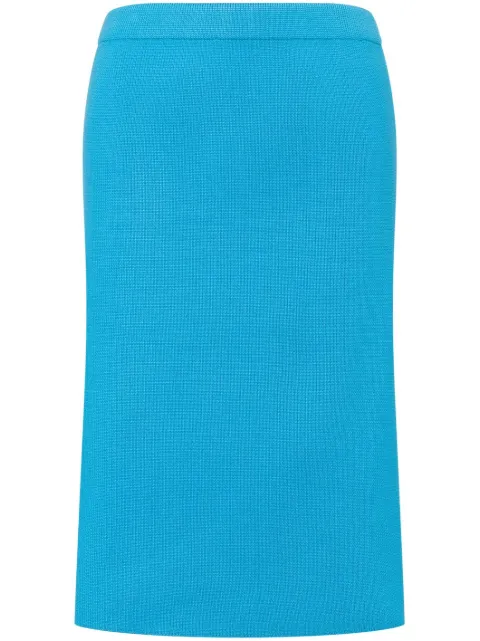 Philosophy Di Lorenzo Serafini knitted pencil skirt