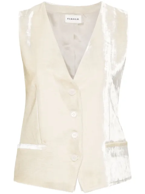 P.A.R.O.S.H. velvet gilet