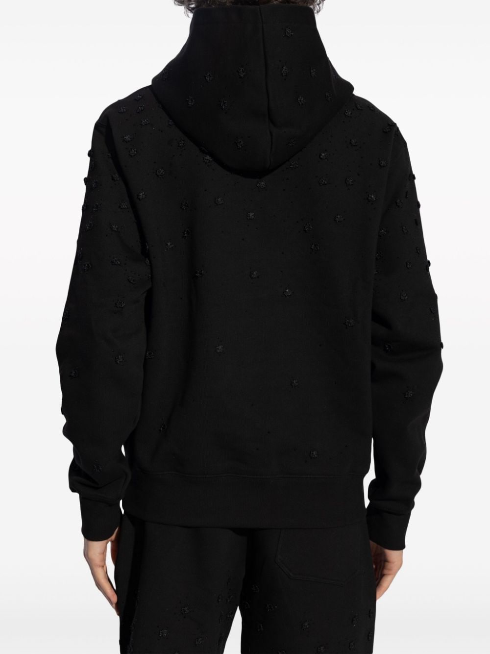 AMIRI Hoodie met bloemenprint Zwart