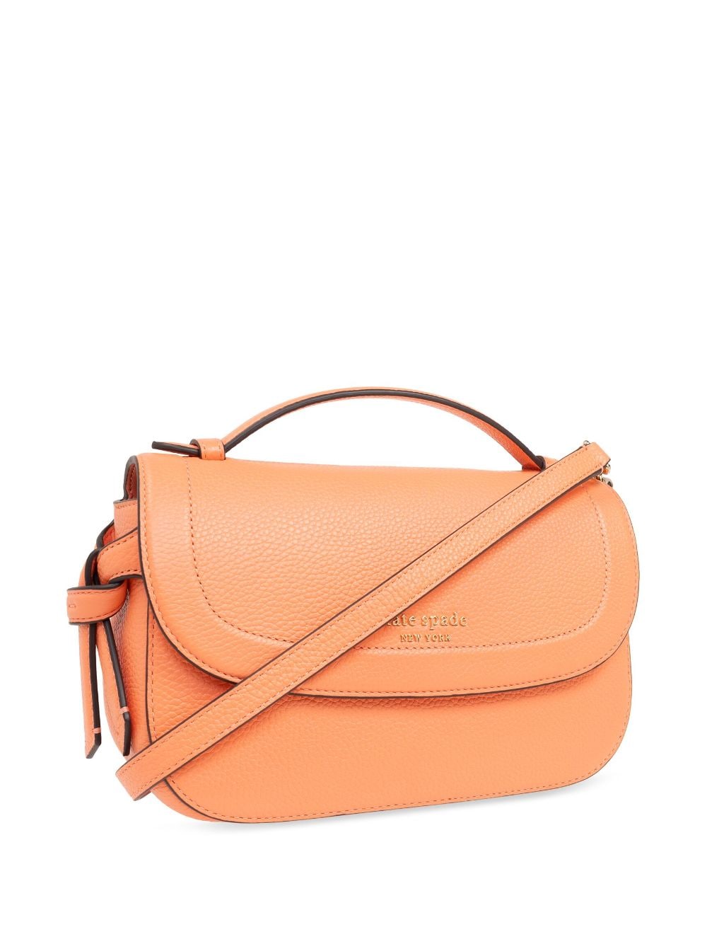Shop Kate Spade Knot Cross Body Bag In Orange