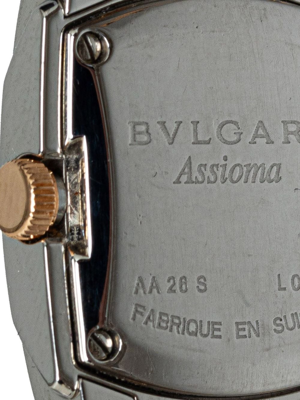 Pre-owned Bvlgari Assioma 26毫米腕表（2000-2020年典藏款） In Silver