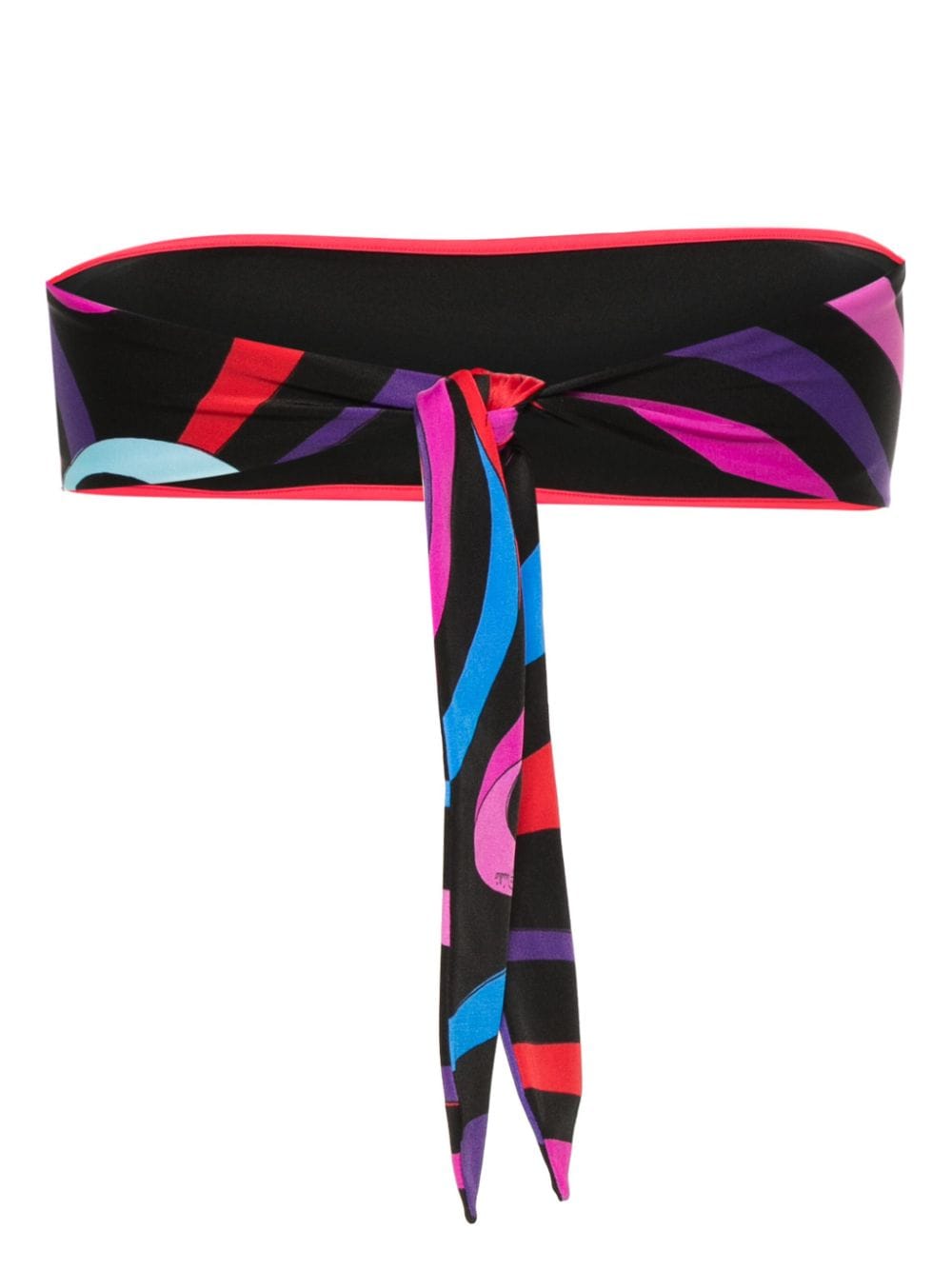 Image 2 of PUCCI Marmo-print bikini top