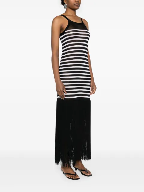 KHAITE The Tenysi striped dress 9517429 - 2