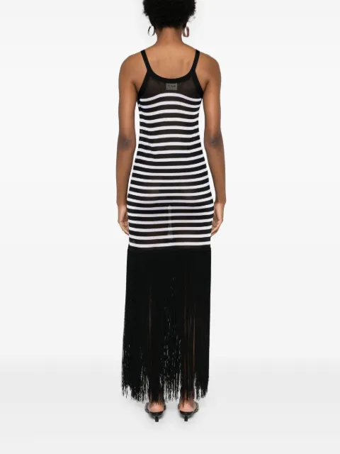 KHAITE The Tenysi striped dress 9517429 - 3