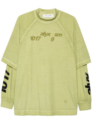 1017 ALYX 9SM レイヤード Tシャツ | グリーン | FARFETCH JP