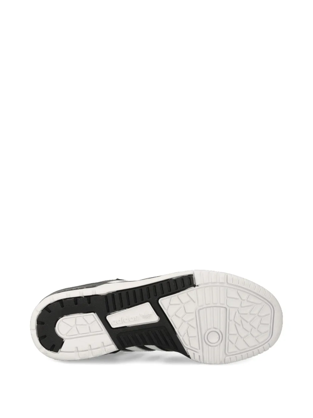 Adidas Originals Rivalry Three-stripe Low-top Sneakers In Black