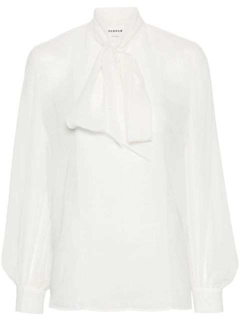 P.A.R.O.S.H. tied-neck blouse