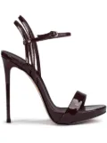 Le Silla 120mm Gwen sandals - Purple