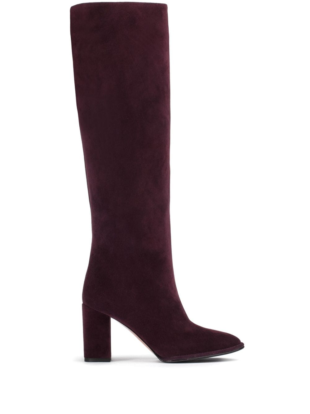 Le Silla Elsa 85mm Suede Boots In Red