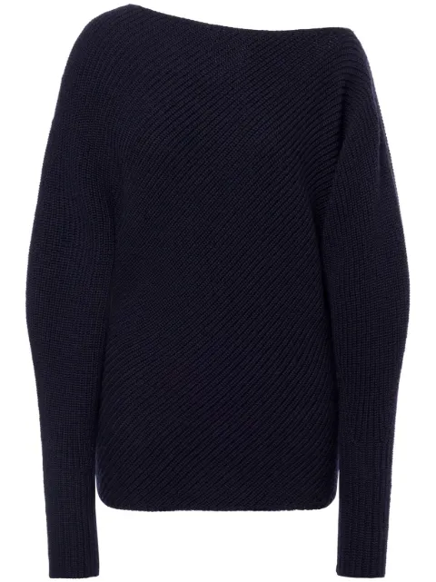 Philosophy Di Lorenzo Serafini asymmetric ribbed-knit jumper