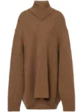 Philosophy Di Lorenzo Serafini high-neck drop-shoulder jumper - Brown