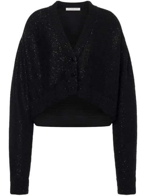 Philosophy Di Lorenzo Serafini V-neck sequinned cardigan