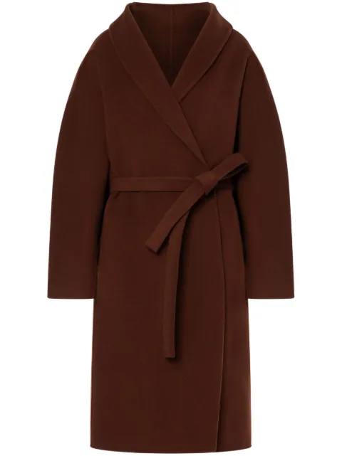 Philosophy Di Lorenzo Serafini shawl-lapels belted midi coat