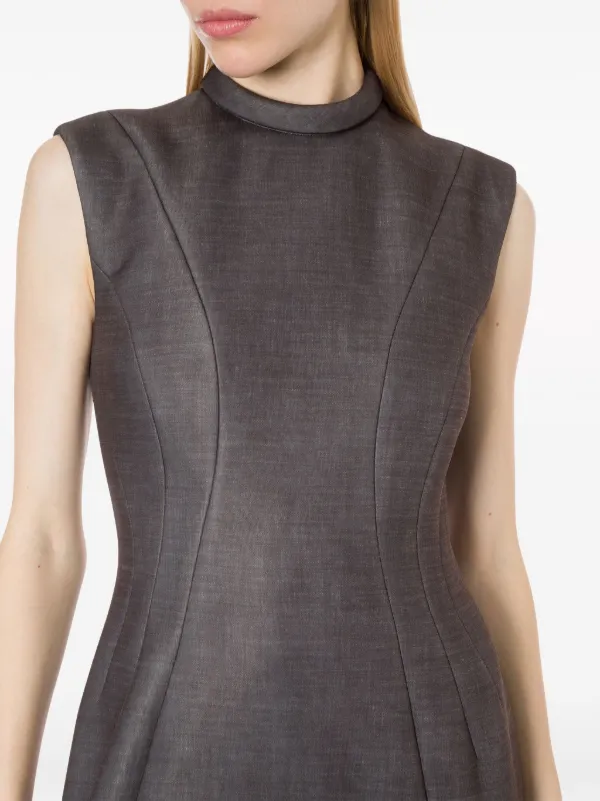 philosophy di lorenzo serafini mini dress PHILOSOPHY DI LORENZO SERAFINI Ruched cotton-blend mini dress