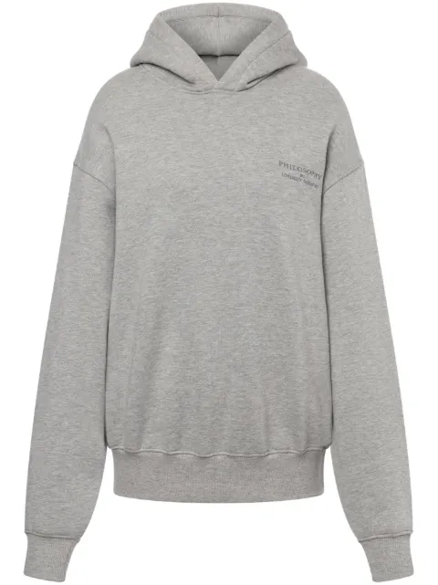 Philosophy Di Lorenzo Serafini logo-embroidered cotton hoodie
