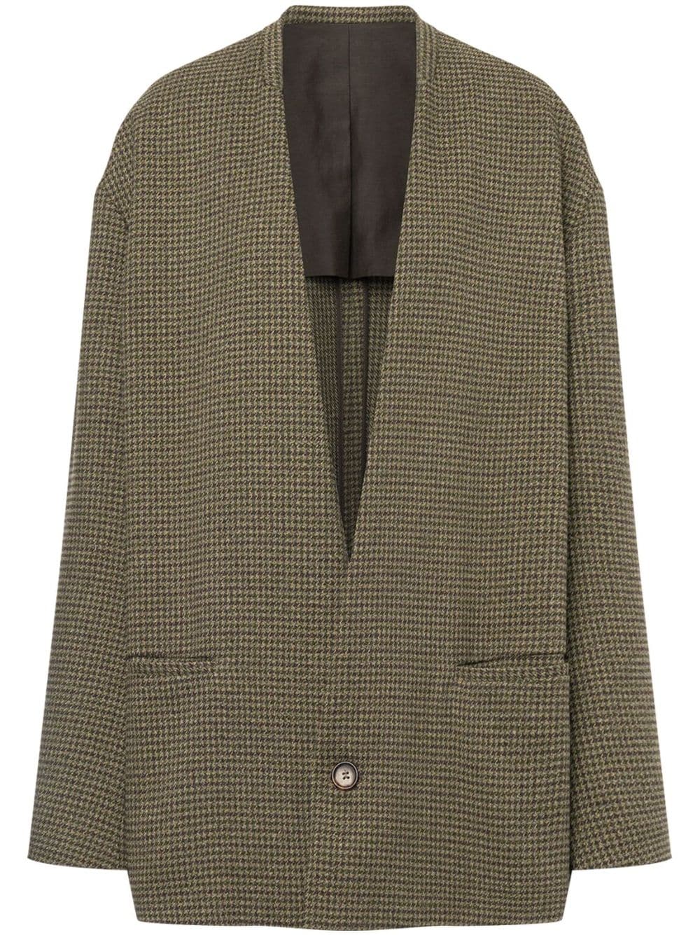 single-breasted blazer