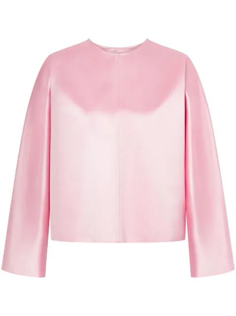 Philosophy Di Lorenzo Serafini pleated long-sleeve blouse 