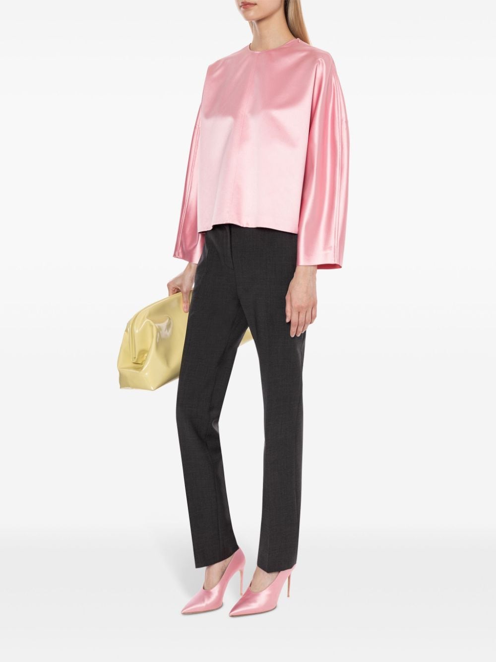 Philosophy Di Lorenzo Serafini Geplooide blouse - Roze